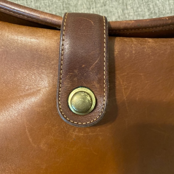 Coach Bags Vintage Leather Coach Nottingham Bag Poshmark